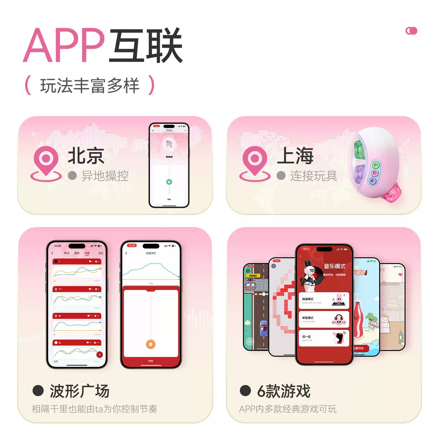 KISSTOY 嘟嘟糖 双头可替换APP触感秒潮吮吸器