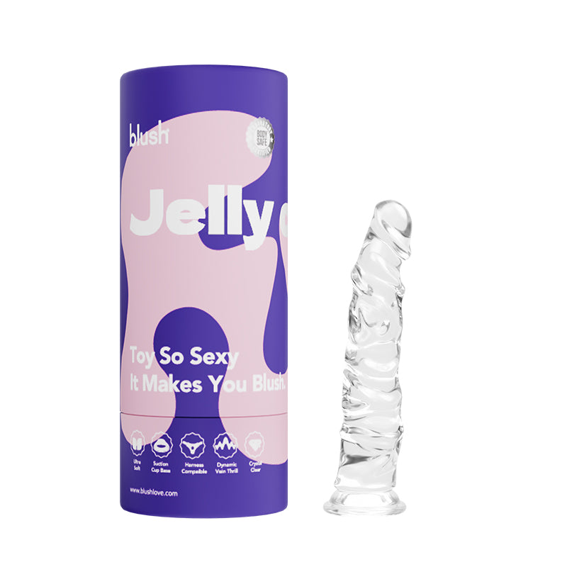BLUSH 水晶果冻 透明仿真阳具