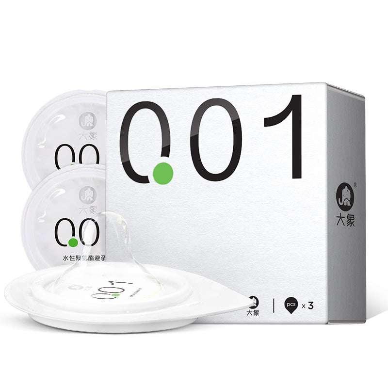 大象 自由001聚氨酯安全套3只/6只 - Jiumiluxe啾咪情趣