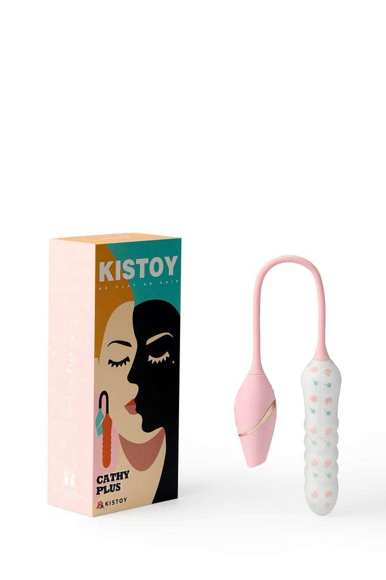 KISTOY Cathy Plus 吮吸秒潮伸缩炮机 - Jiumiluxe啾咪情趣