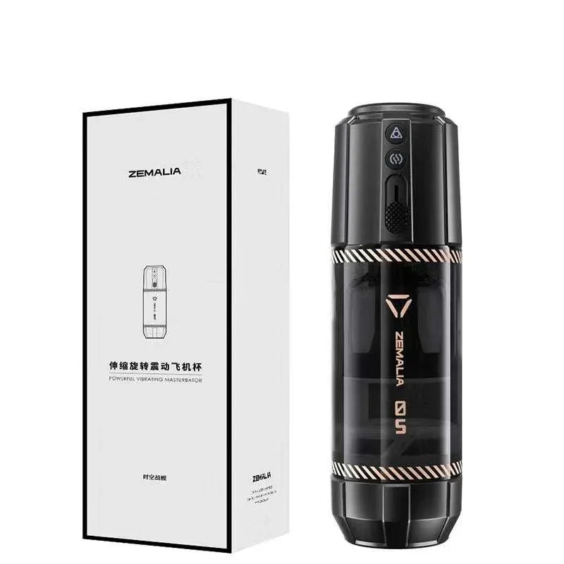 枕木恋 ZL03时空战舰伸缩旋转加温电动飞机杯 - Jiumiluxe啾咪情趣