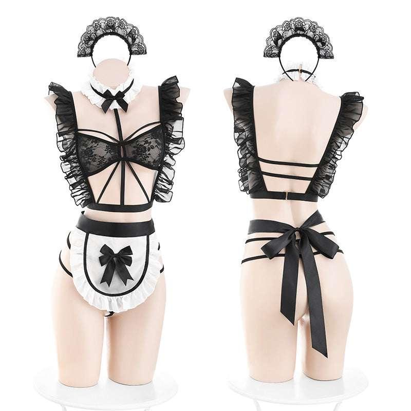 甜美荷叶花边乖巧女仆装 - Jiumiluxe啾咪情趣