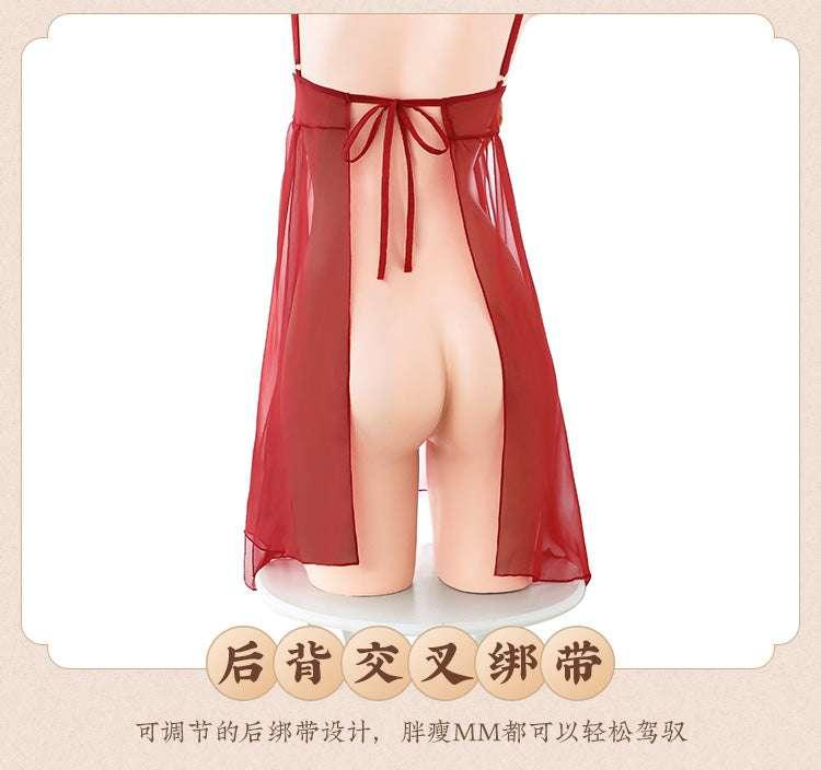 古韵牡丹飘逸舞袖套装 - Jiumiluxe啾咪情趣