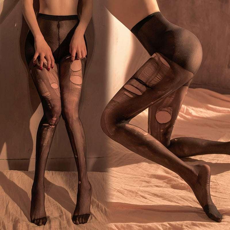 薄透狂野手撕连裤袜 - Jiumiluxe啾咪情趣