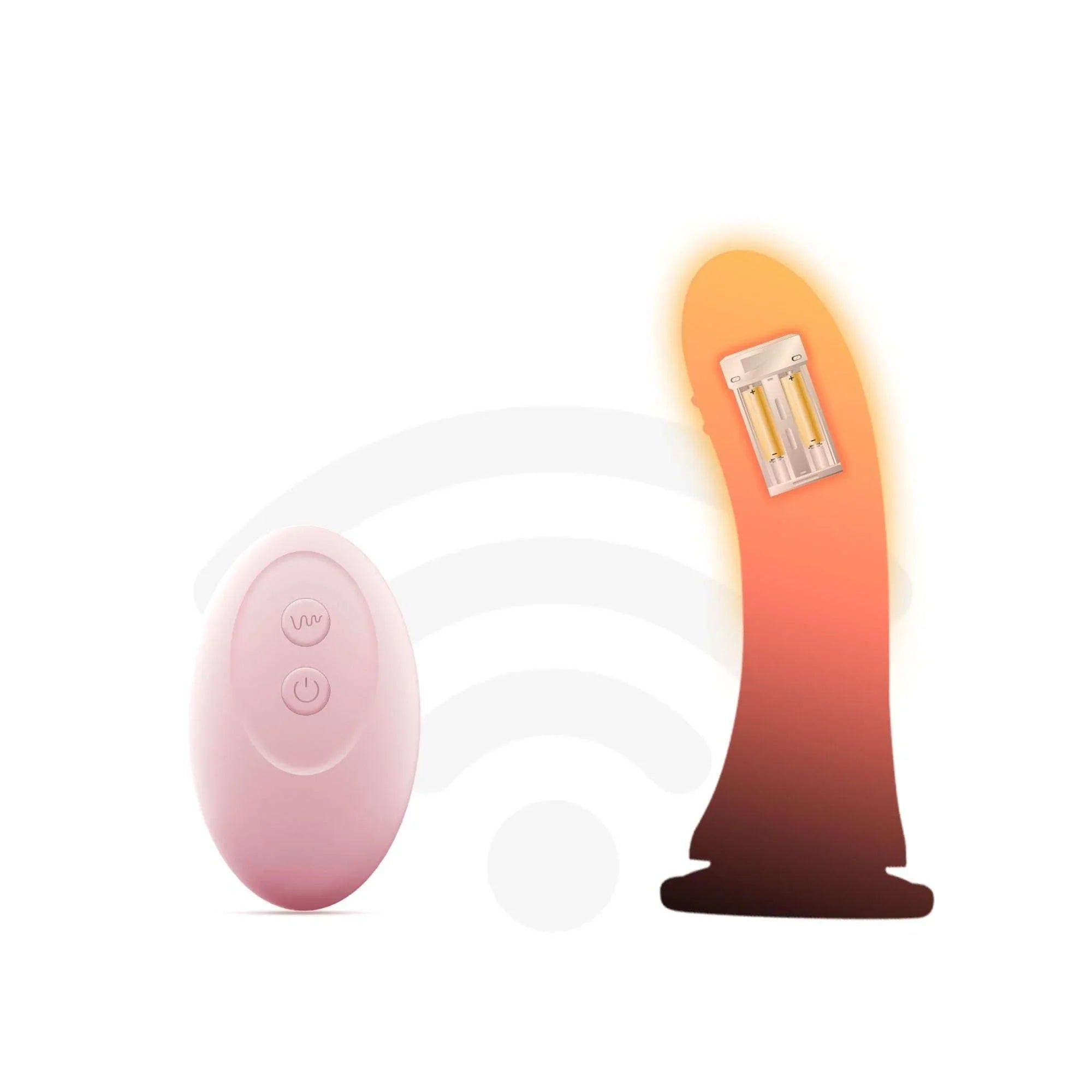 ROOMFUN CH-004M Strap On Heating Dildo - Jiumiluxe啾咪情趣