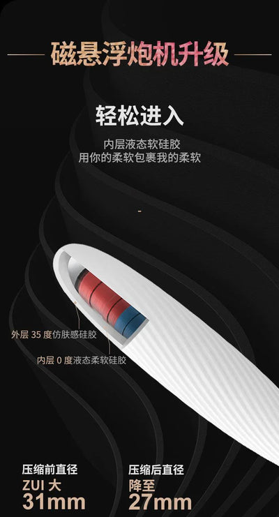 CACHITO 诱桃失控二代AI版吮吸震动炮机 - Jiumiluxe啾咪情趣