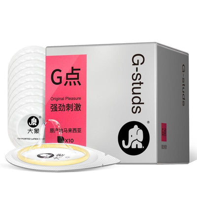 大象 G点大颗粒安全套 - Jiumiluxe啾咪情趣