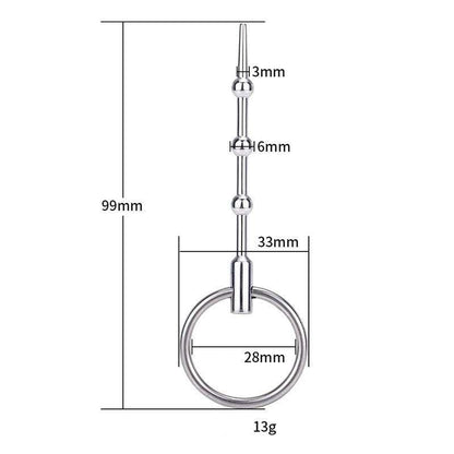 不锈钢尿道堵尿道拉珠适合初学者 - Jiumiluxe啾咪情趣