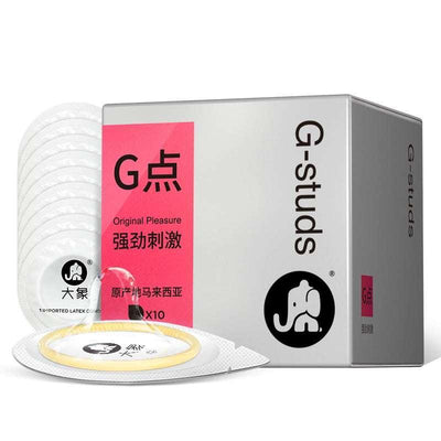大象 G点大颗粒安全套 - Jiumiluxe啾咪情趣