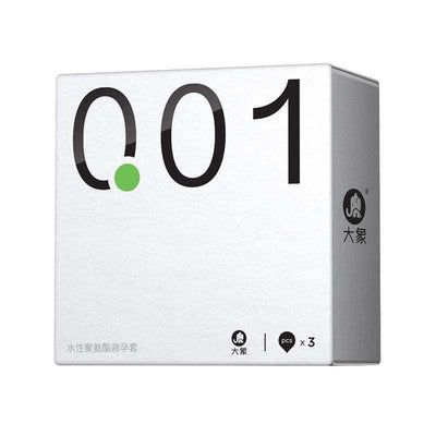 大象 自由001聚氨酯安全套3只/6只 - Jiumiluxe啾咪情趣