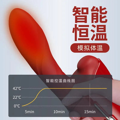 轻喃 9号全自动加温伸缩炮机 - Jiumiluxe啾咪情趣